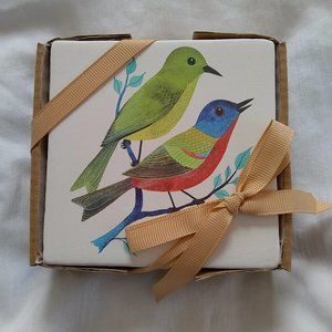 Hallmark Ceramic Bird Coasters by Geninne Zlatkis